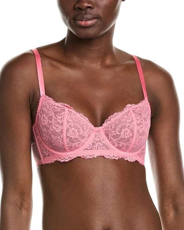 Cosabella Women's Courtney Underwire Demi Bra, Semi-Sheer, Venetian Dusk, 32E