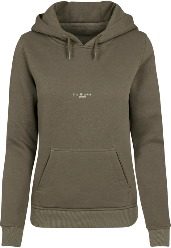 Miss Tee Women's Heartbreaker Lovetaker Hoody, olive, L - Image 1
