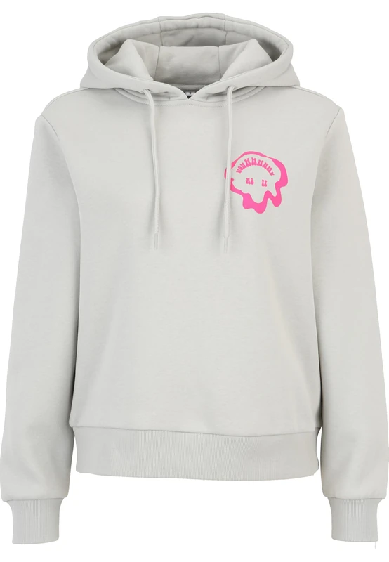 Miss Tee Every Things Nice Hoody, Light asphalt, XL Große Größen