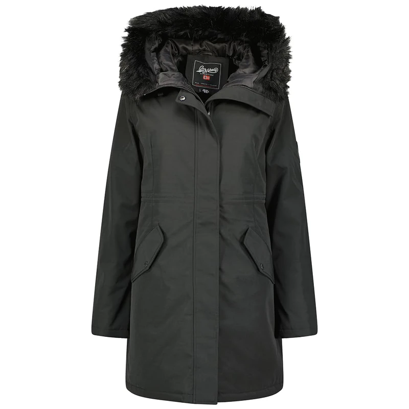 Geographical Norway Women's Basiline Lady Women's Parka, Noir, - Image 1