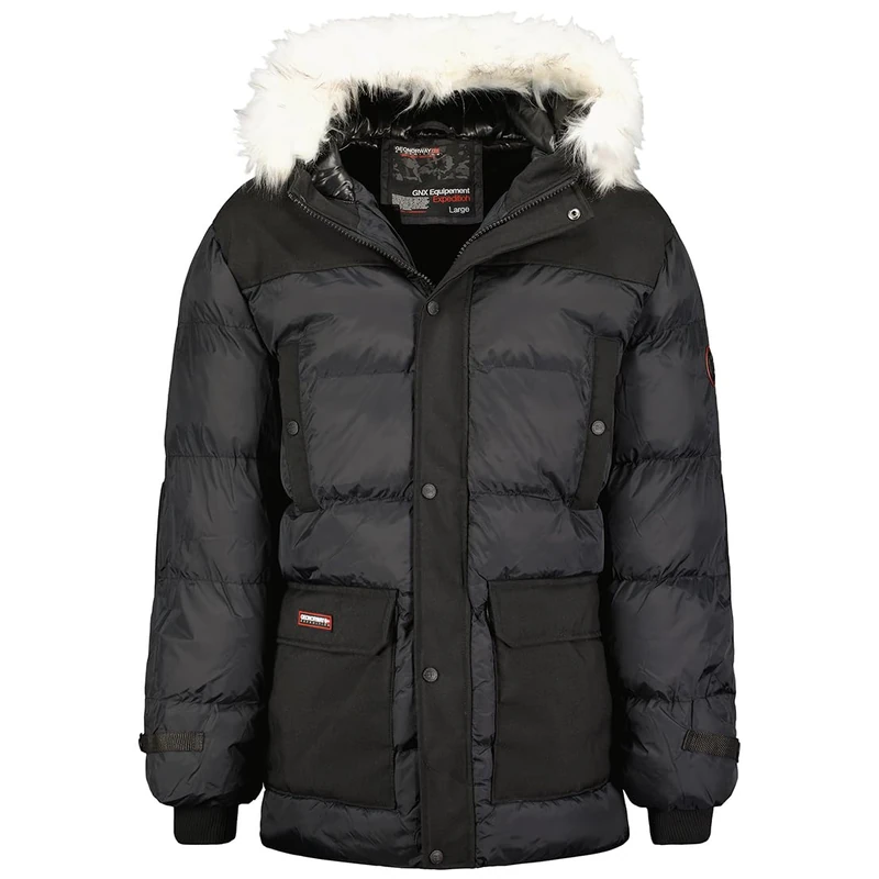 Geographical Norway Men's Dalibor Men Men's Parka, Noir,