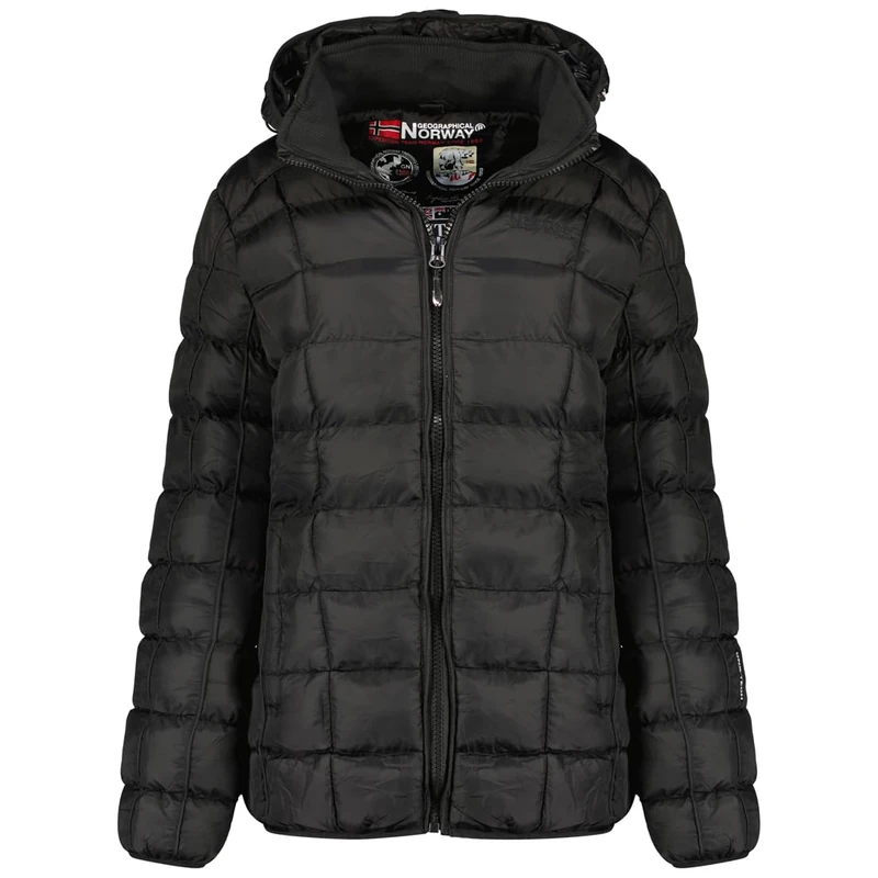 Geographical Norway Women's Babette Lady Short Parka, Noir, M