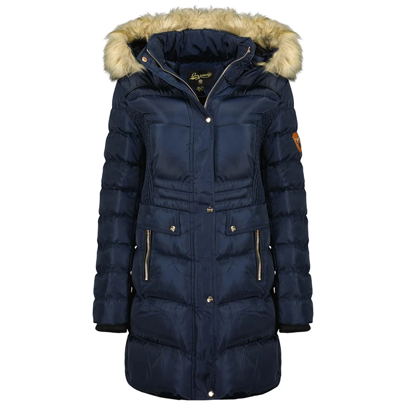 Geographical Norway Women's Badonna Lady Parka, Marine, S