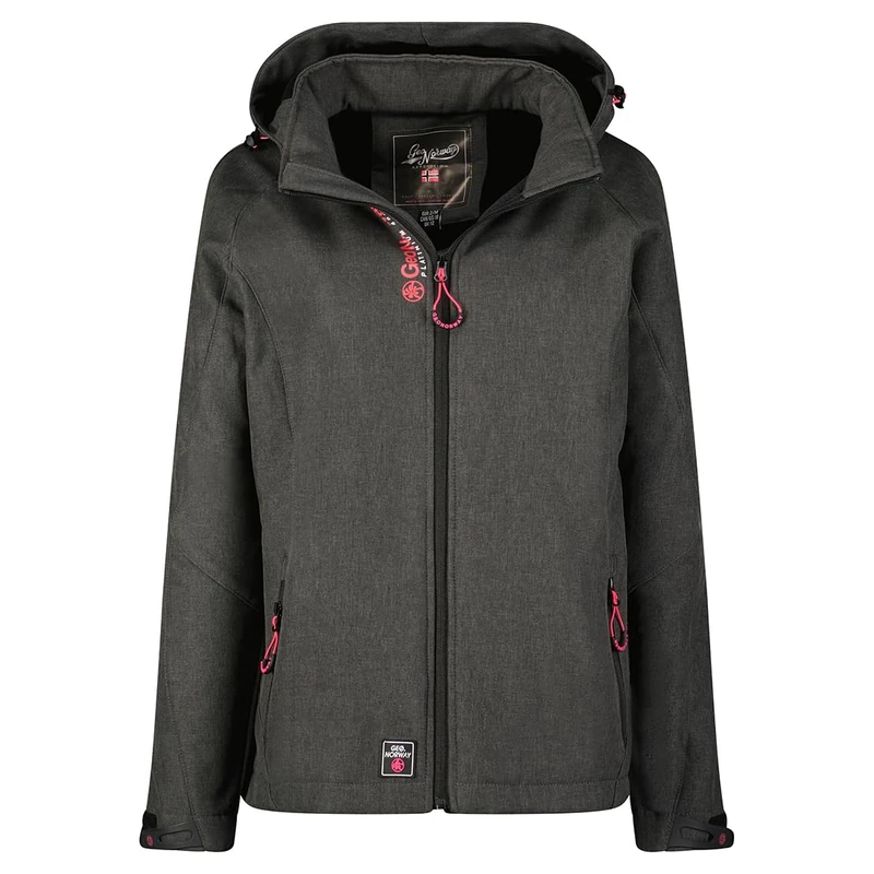 Geographical Norway Women's Tereze Lady Softshell, Gris Fonce, XL