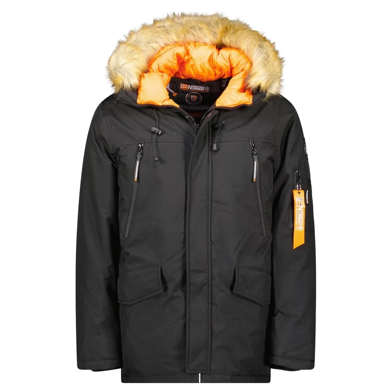 Geographical Norway Men's Arnold Parka, Noir, L