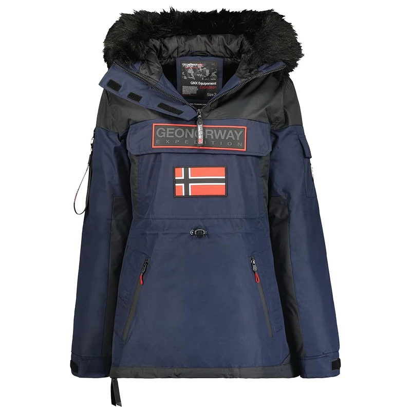 Geographical Norway Women's Bruna Lady Parka, Marine, L