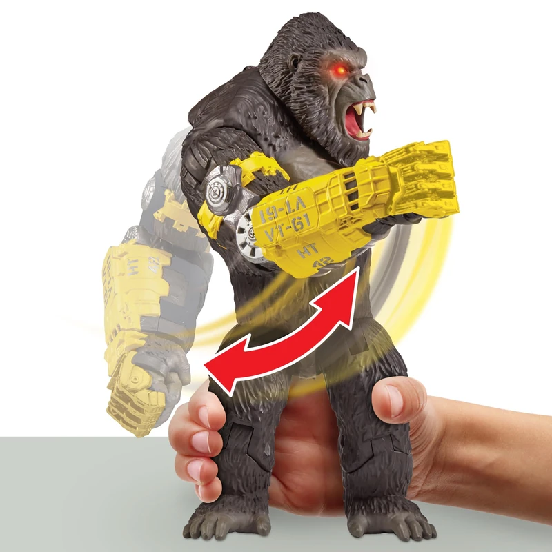 Monsterverse Godzilla vs Kong: The New Empire Giant Kong Figure 35cm – Articulated, Highly Detailed, Lights & Sounds, Movie-Inspired Toy for Kids 4+