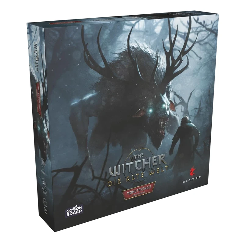 Go on Board, The Witcher: Die alte Welt - Monster Hunt, Expansion, Expert Game, Board Game, 1-5 Players, Ages 14+, 90-150 Minutes, German