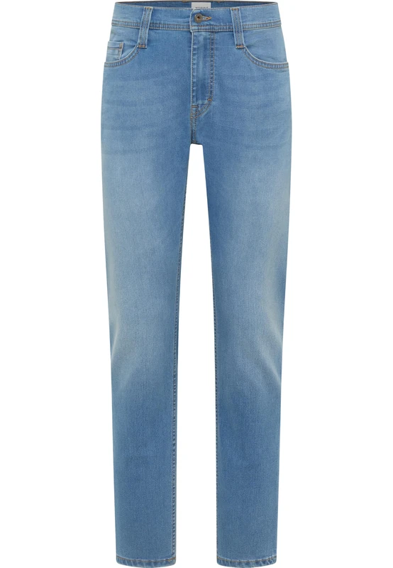 MUSTANG Men's Style Oregon Slim Jeans, Medium Blue 303, 34 W/36 L