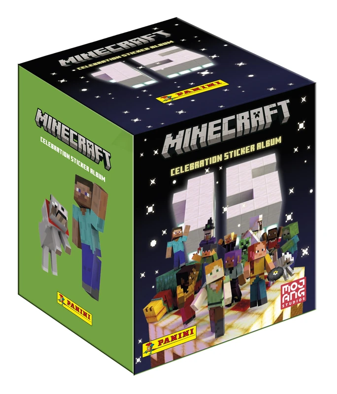 Panini Minecraft 15th Birthday Sticker Box - 36 Pockets