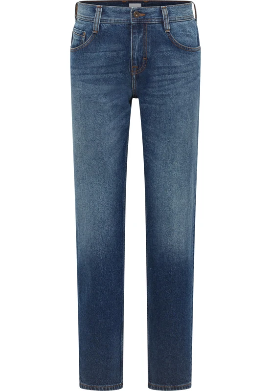 MUSTANG Men's Style Denver Straight Jeans, Medium Blue 682, 38 W/30 L