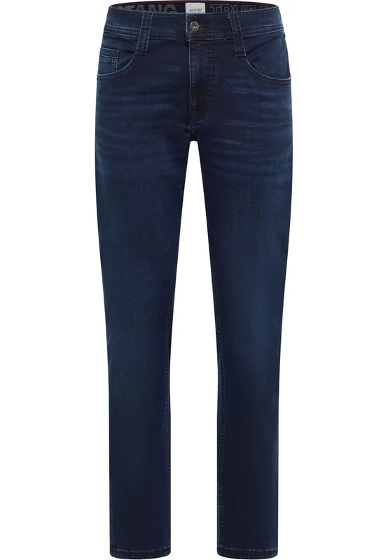 MUSTANG Men's Style Oregon Slim K Jeans, Dark Blue 802, 34 W/32 L