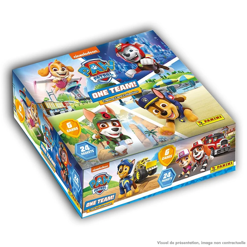 Panini Paw Patrol Trading Cards 2-Un Super Team Box of 24 Pouches, 005016BOX24F