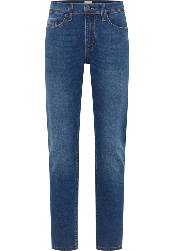 MUSTANG Men's Style Oregon Slim Jeans, Medium Blue 583, 32 W/32 L