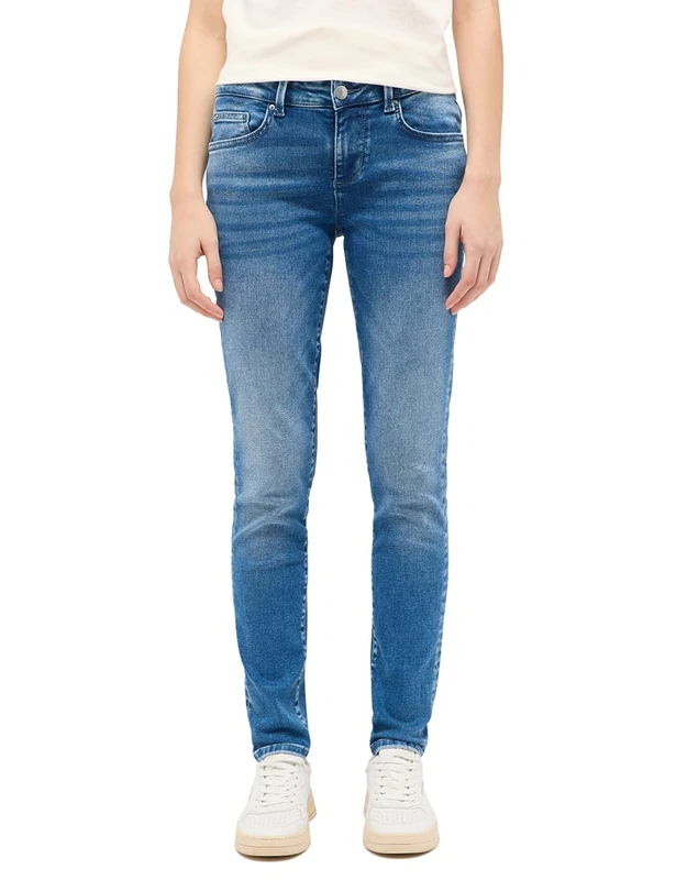 MUSTANG Women's Style Quincy Skinny Jeans, Medium Blue 542, 32W x 34L