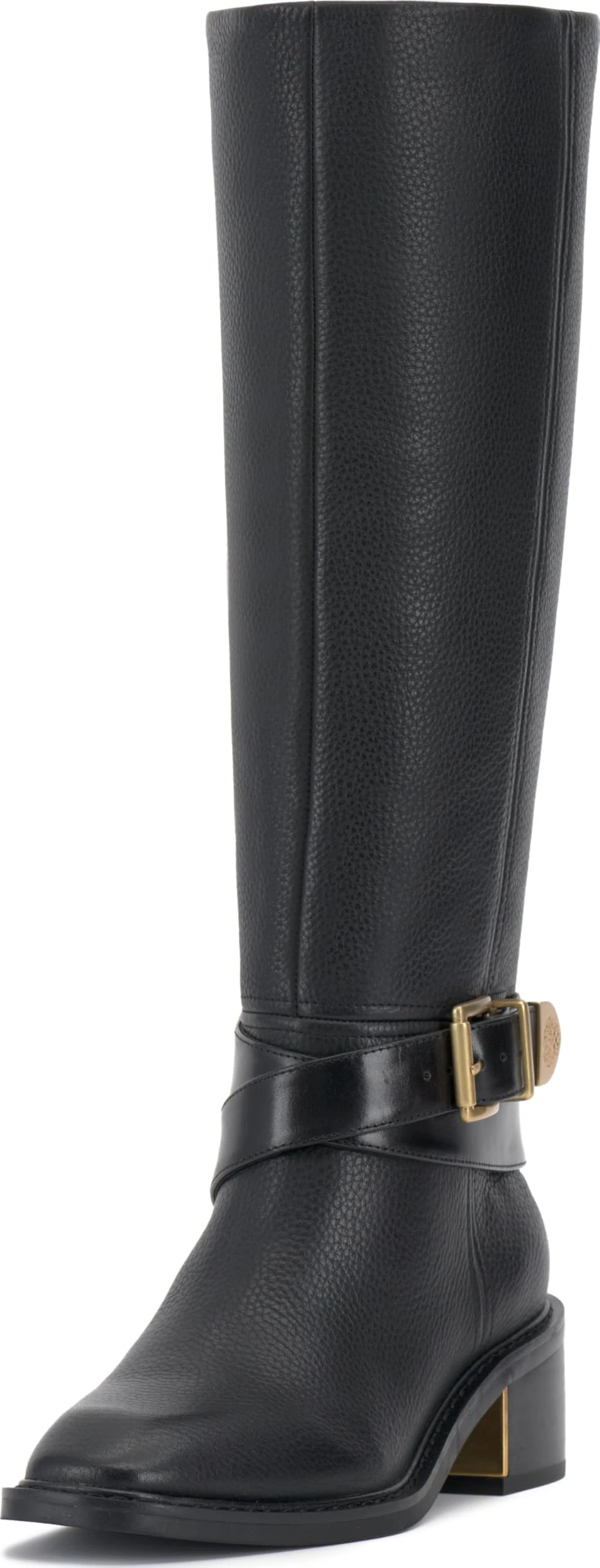 Vince Camuto Women's Gini4 Knee High Boot, Black Extra Wide Calf, 5 UK