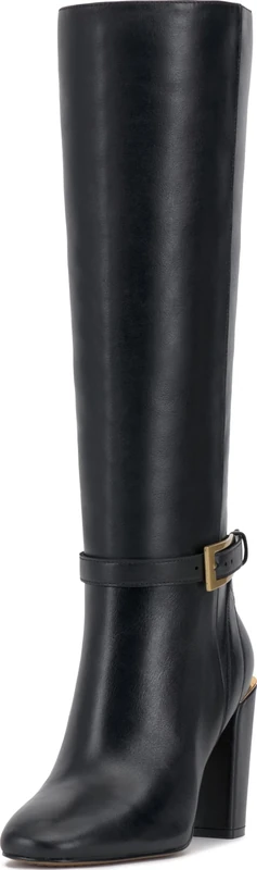 Vince Camuto Women's Joanel4 Knee High Boot, Black Extra Wide Calf, 3 UK