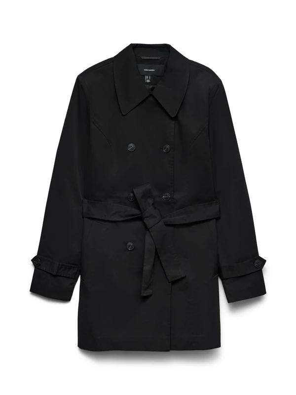 VERO MODA Female Trench Coat VMCHELSEA Trench Coat, black, L