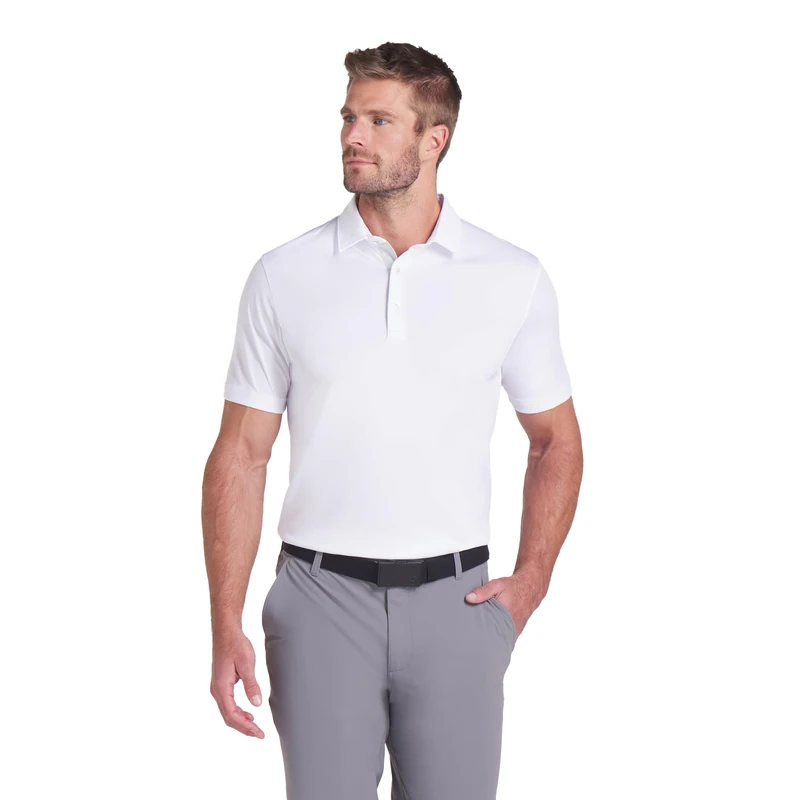 PUMA Pure 2.0 Polo Shirt for Men, White (White Glow), L