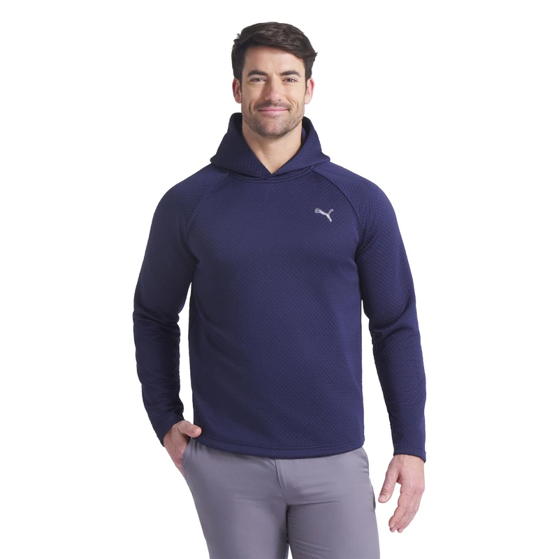 PUMA Golf Men's Pebble Hoodie Deep Navy - Image 1