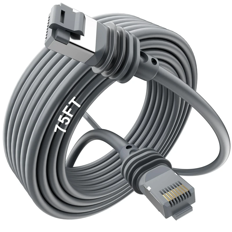 HanCenDa 75FT/23M Cable for Starlink Gen 3 / Mini - Waterproof Outdoor Gray Ethernet Extension
