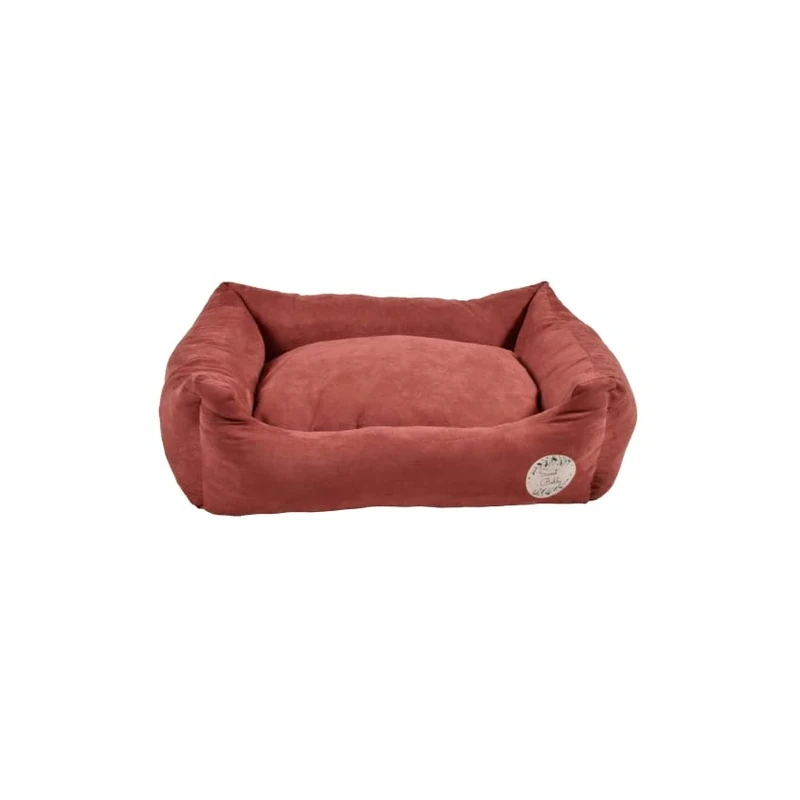 Bobby Douce - Oval Bed for Dogs and Cats Extra Soft Plush Toy Machine Washable Pink 87 x 70 x 20 cm