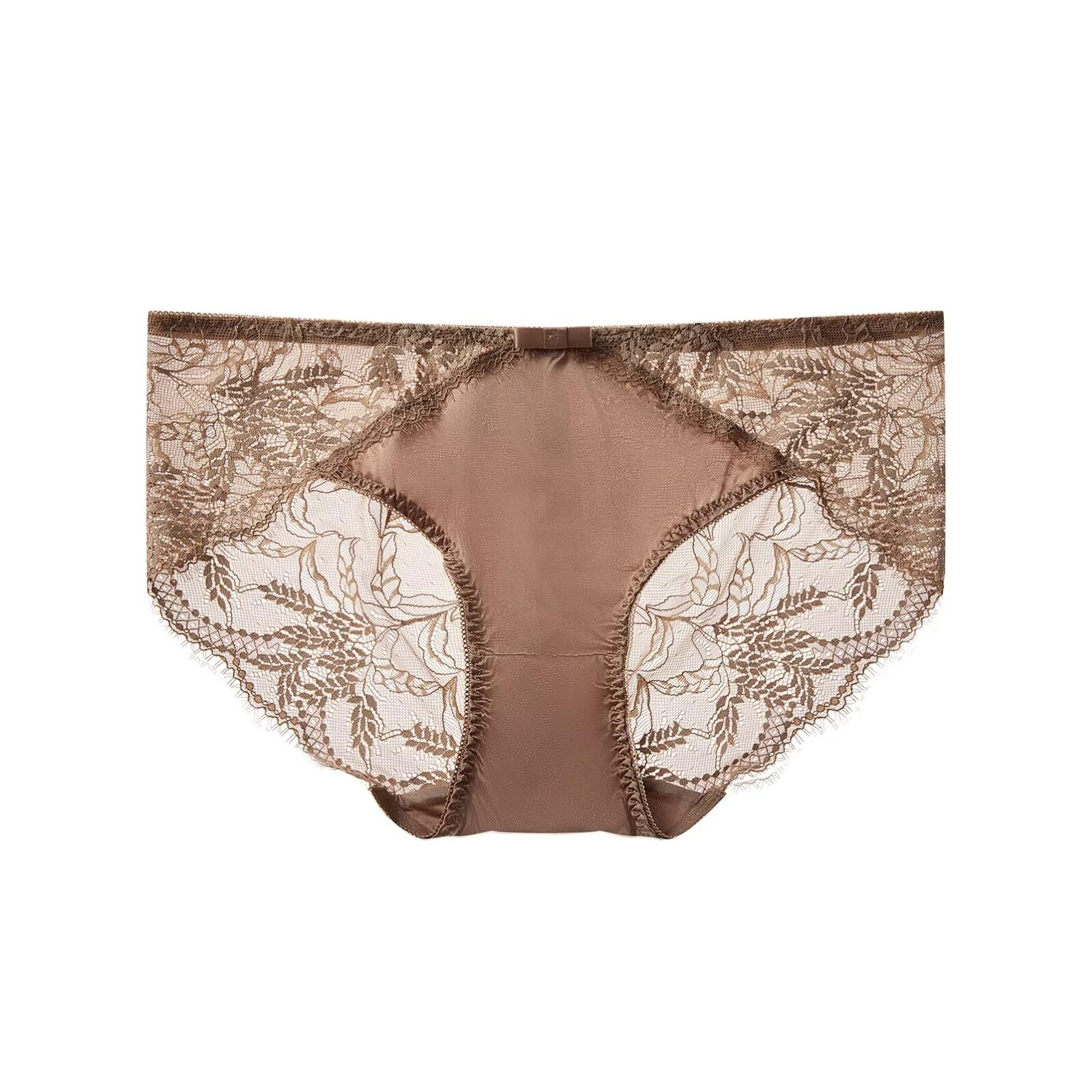 SilRiver Silk Spandex Underwear for Woman Soft and Comfortable Brief Boxershorts Hipster Panties Lingerie (Champagne, Medium)