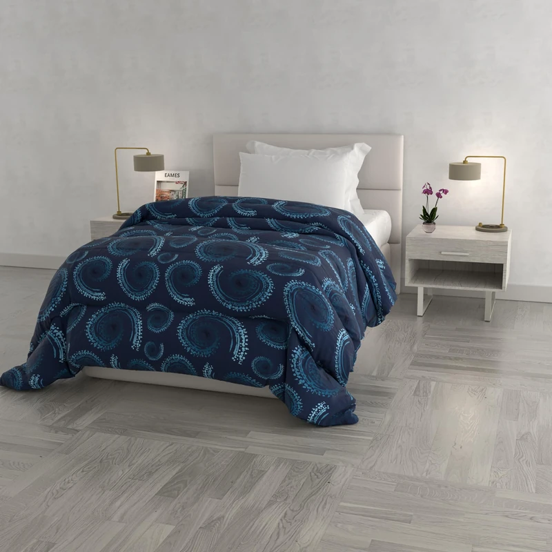 Fantasy Winter Quilt Made in Italy, Vortex, Single 170 x 260 cm