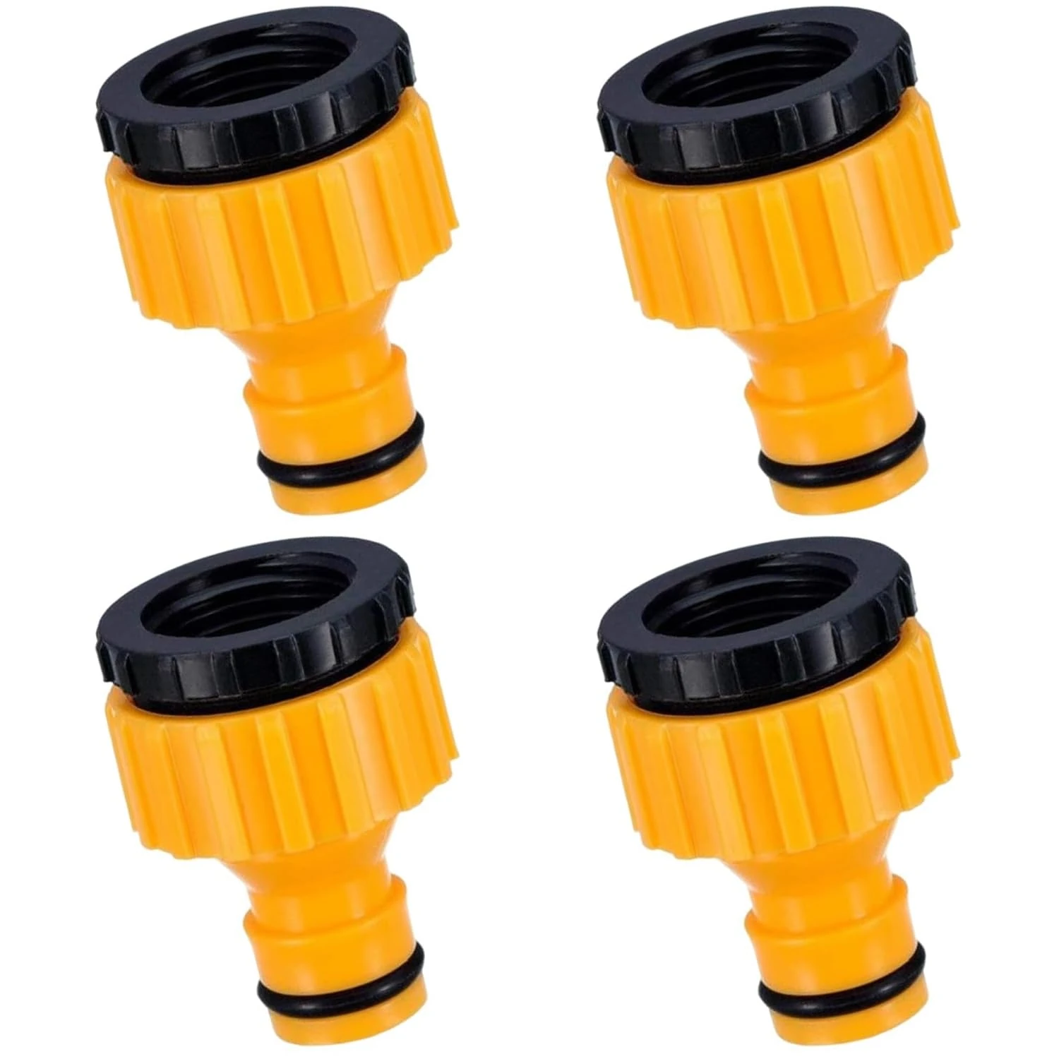 Garden Hose Tap Connectors 4Pcs Set - Easy Installation, Durable & Leak-Proof for Outdoor Watering Needs