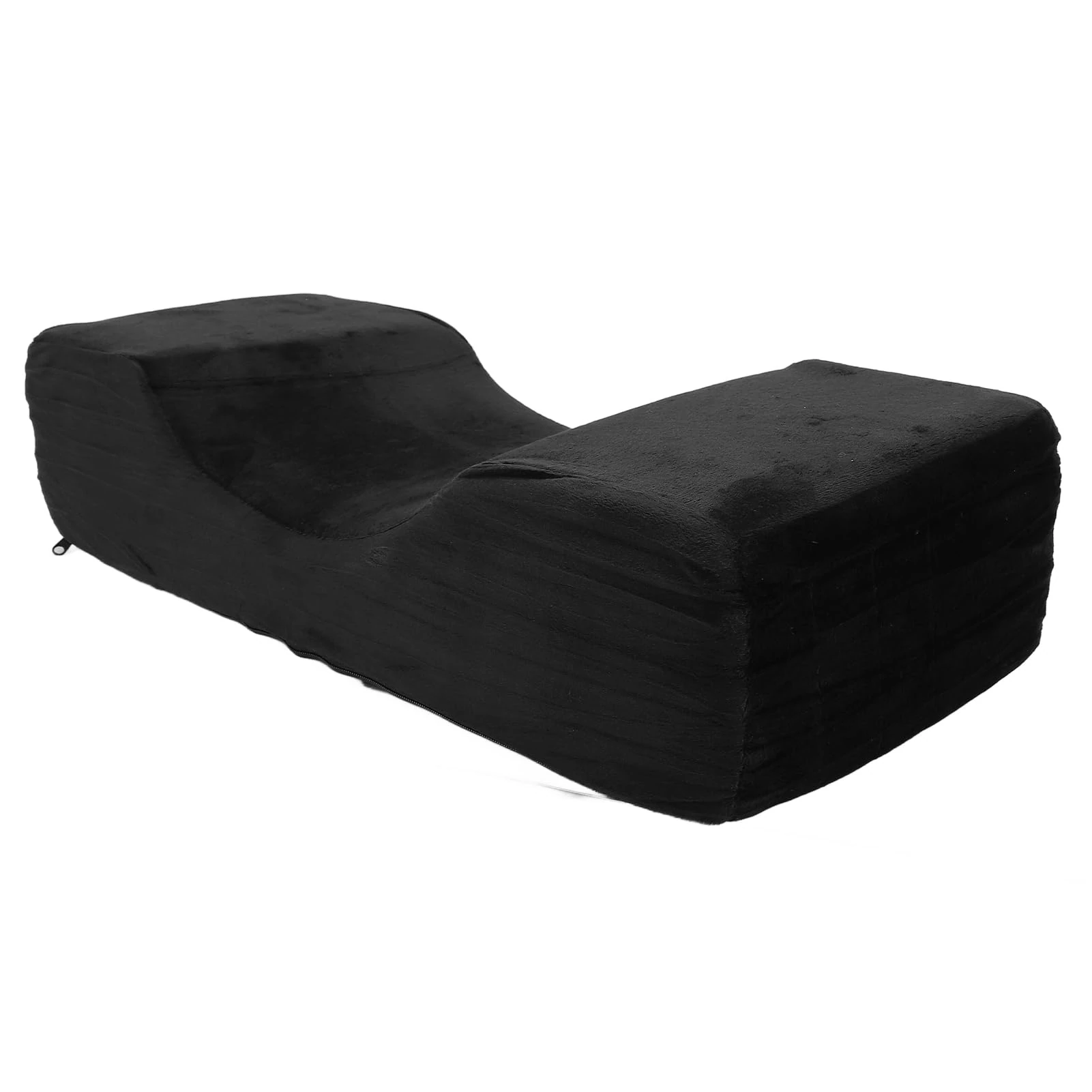 Eyelash Extension Velvet Lash Pillow,U Shape Pillow for Eyelash Extensions Ergonomic Eyelash Grafting Pillow Curved Memory Foam Lash Eye Head Neck Bed Pillow (Black)