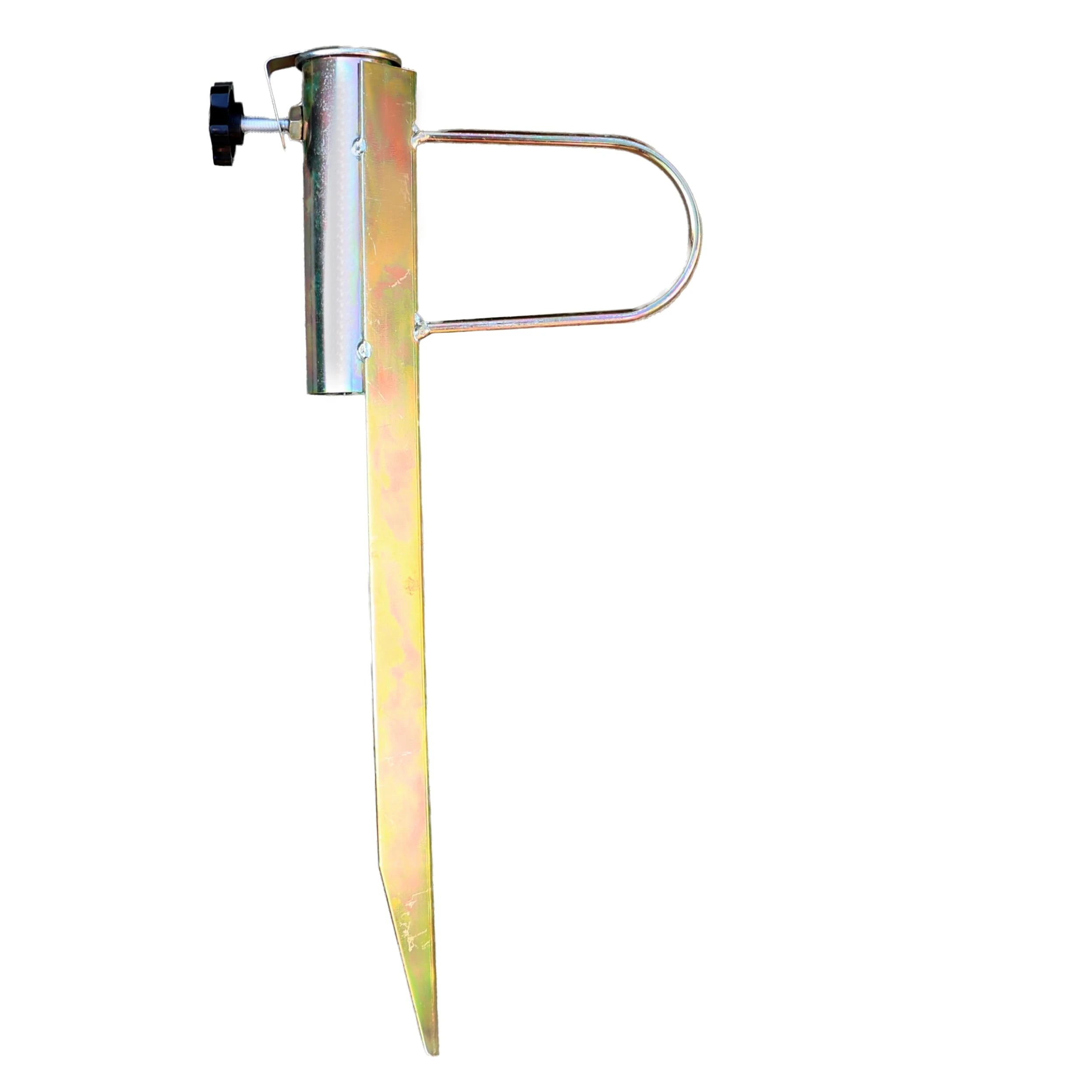 DIVCHI Washing Line Spike Rotary Ground Parasol Stand | Soil Spike | Cloth Airer Stand Base | Outdoor | Umbrella | Soil | Sand | Grass