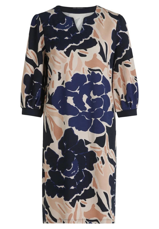 Betty Barclay Women's Jersey Knee-Length Dress, Blue, 14