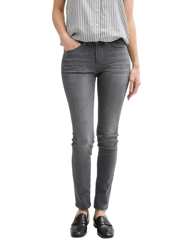 TOM TAILOR Alexa Skinny Women's Jeans, 10210 - Grey Denim, 34W x 34L