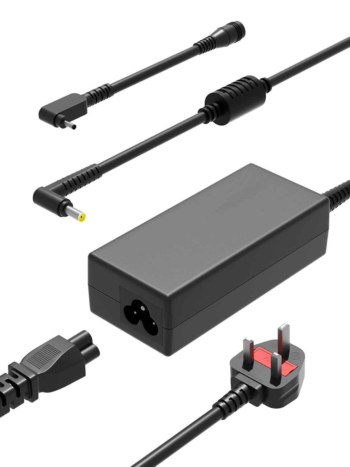 65W AC Charger Fit for Acer Aspire 3 5 1 6 A114 A315 A515 A314 V3 V5 V7 V15 E1 E3 E5 E11 E14 E15 E17 ES1 F15 S5 S7 R3 R5 R7 M5 F5 C22 C27 C24 Desktop, Aspire One 4710 5020 5735 1410 3010 7741 Laptop