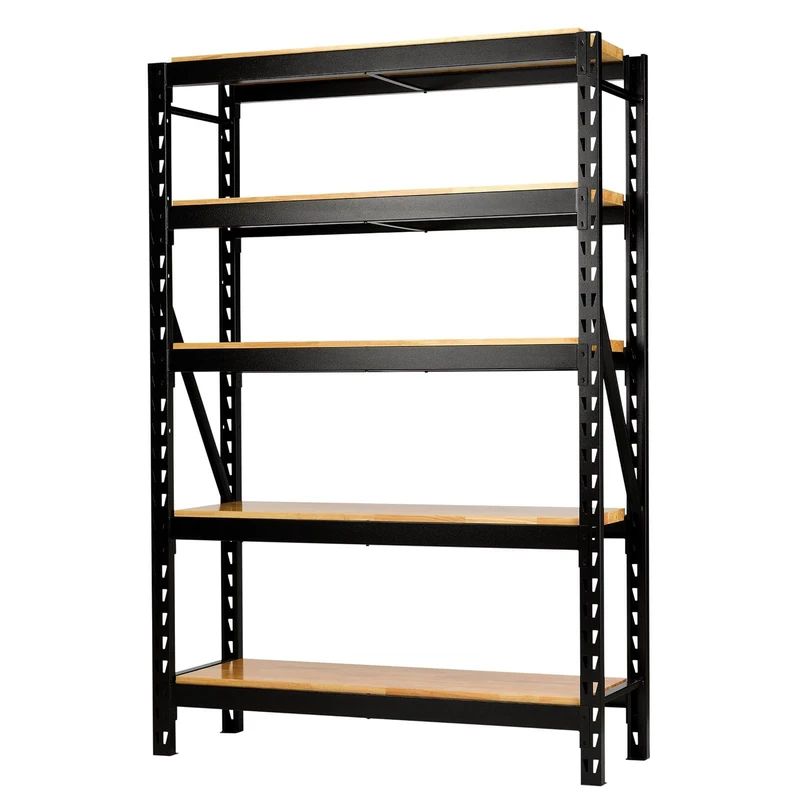 Draper BUNKER 27995 22-Piece Modular 5 Tier Racking with Hardwood Shelving, 1500 mm