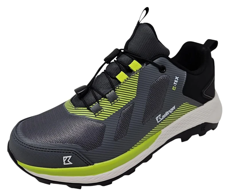 Kastinger Unisex LH-LENGTAL Low KTX Hiking Shoes, Steel Grey/Lime, 38 EU, Steel Grey Lime, 6 UK