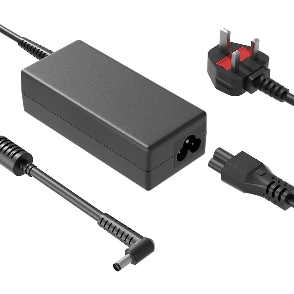 19V Power Supply Adapter Cord For Hp Pavilion Monitor 20 21.5 22 23 25 27 Inch 27f 27xi 27fw 27es 27ea 27fh 27w 32f 24ea 24fh 24f 24m 24y 24xw 23xi 22es 22f 22xi 22cw vh240a IPS LED HD Display