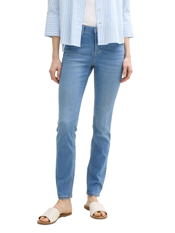 TOM TAILOR Alexa Skinny Women's Jeans, 10112 - Clean Light Stone Blue Denim, 34W x 34L