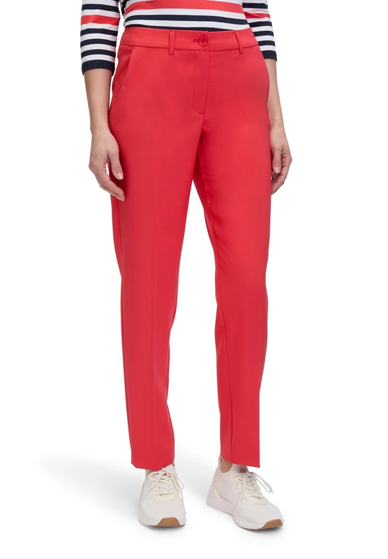 Betty Barclay Women's Trousers, Red (Poppy red), 20