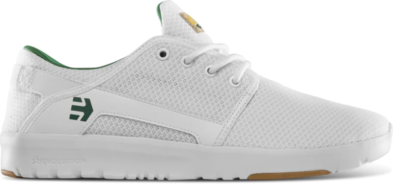 Etnies Scout x TFTF – Ultra-Light Lifestyle, Reinforced Design, Cushioned Feel, Everyday Comfort, Vegan White