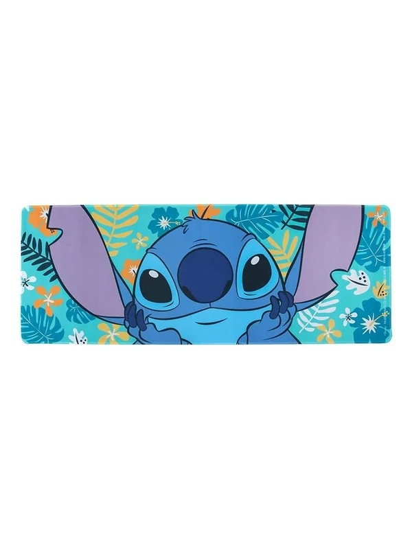 Stitch Desk Mat - Officially Licensed Disney, Non-Slip Rubber Mouse Pad, Vibrant Lilo & Stitch Tropical Design, Perfect for Gaming, Working or Browsing, Home Office Accessory | Paladone - Image 1