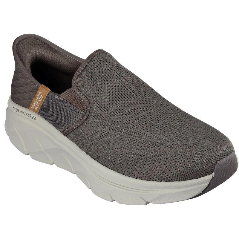 Skechers Mens Trainer D'LUX Walker 2.0 Reeler, Brown, 10