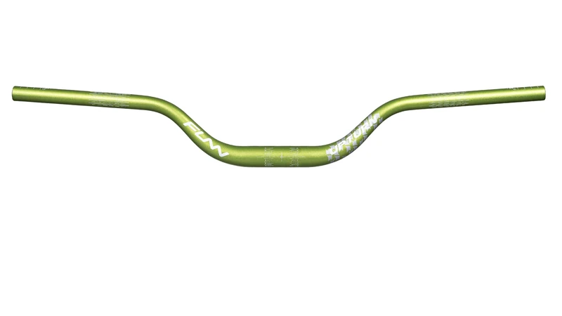 Funn Upturn High-Rise Mountain Bike Handlebar with Bar Clamp 31.8mm and Width 785mm, Durable and Lightweight Alloy Riser Handlebar for MTB and BMX Bike, Rise 75mm MTB Handlebar (Green)