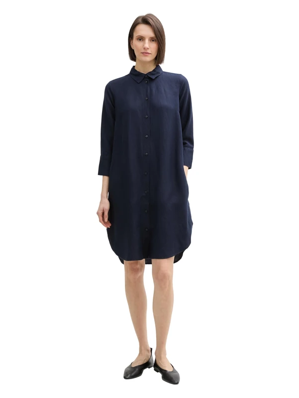 TOM TAILOR Women's Dress, 10668 - Sky Captain Blue, 14 - Image 1