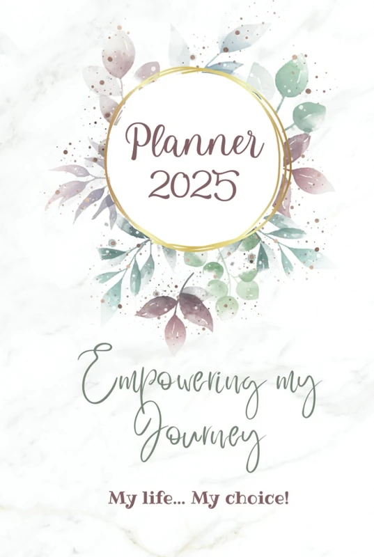 Planner 2025: Monthly/weekly motivational journal (Available in English, Spanish and Portuguese languages)