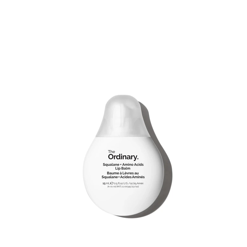 The Ordinary Squalane + Amino Acids Hydrating Lip Balm, for Lips, Elbows, and Cuticles, 15ml