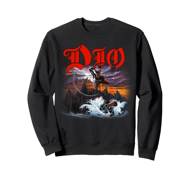 Dio Holy Diver Cover on Black Sweatshirt
