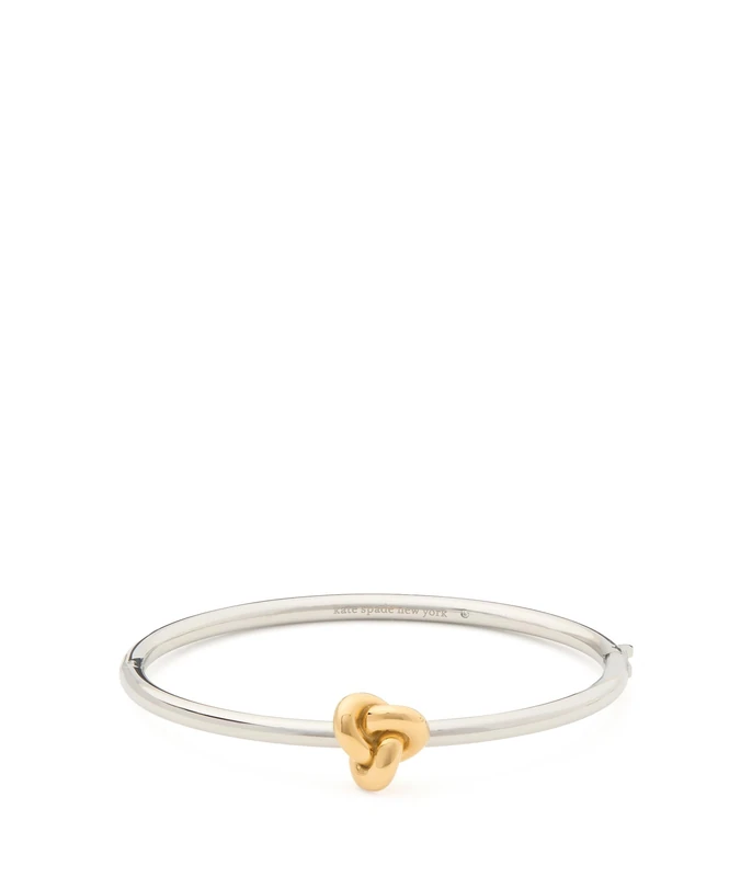 Kate Spade New York Hinged Bangle, Silver Gold