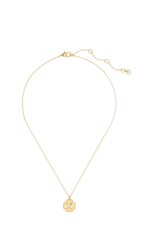 Kate Spade New York Heritage Bloom mini pendant, Gold