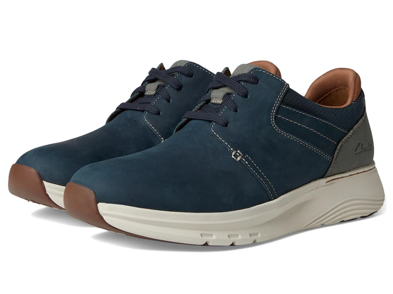 Clarks Men's Motion Trek PT Sneaker, Navy Combi, 11
